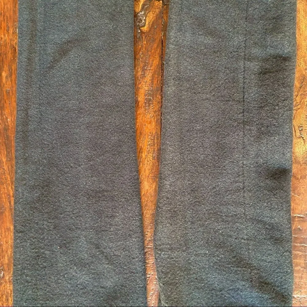 BLACK ANKLE TIGHTS w/leopard faux fur ankles. Halloween or winter wear. NWT